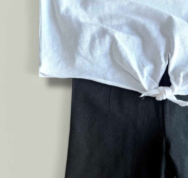 Комплект CHICCO Days в бяло, черно и циклама - снимка 3 - Комплекти с къс ръкав за момиче - Yomi.Kids