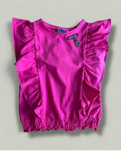 Потник CHICCO в цвят циклама - снимка 1 - Тениски и потници за момиче - Yomi.Kids