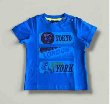 Тениска CHICCO Tokyo в синьо - снимка 1 - Тениски и потници за момче - Yomi.Kids