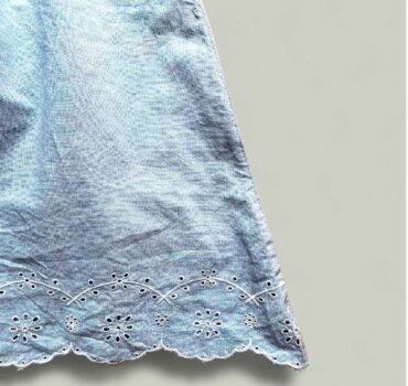 Рокля CHICCO в синьо - снимка 3 - Рокли и поли - Yomi.Kids