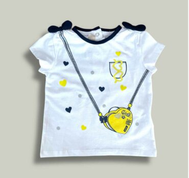 Бебешка тениска CHICCO с чантичка - снимка 1 - Тениски и потници за момиче - Yomi.Kids