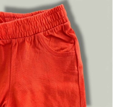 Бебешки къси панталони CHICCO в оранжево - снимка 2 - Къси панталони - Yomi.Kids