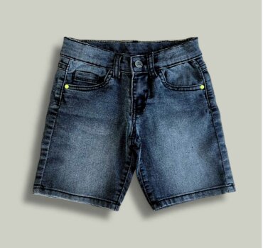 Къс дънков панталон CHICCO в черно - снимка 1 - Къси панталони за момче - Yomi.Kids