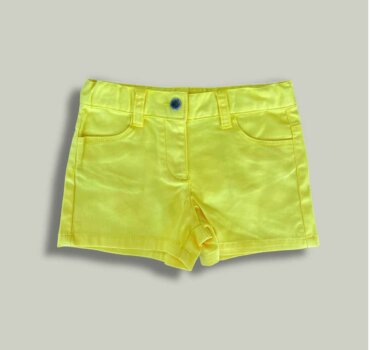 Къс панталон CHICCO Y в жълто - снимка 1 - Къси панталони за момиче - Yomi.Kids