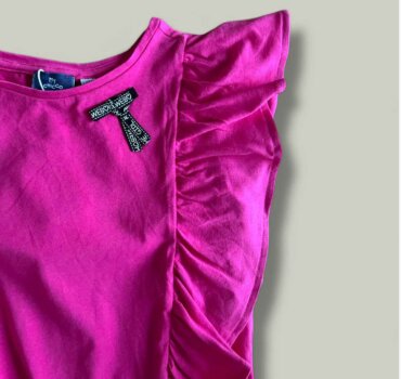 Потник CHICCO в цвят циклама - снимка 2 - Тениски и потници за момиче - Yomi.Kids