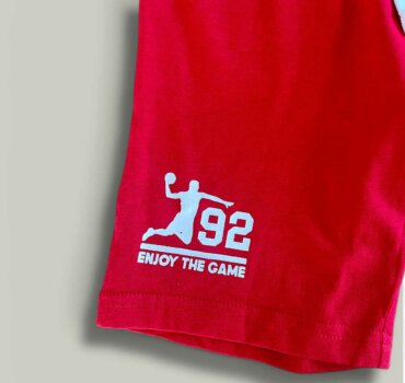 Къс панталон CHICCO 92 в червено - снимка 2 - Къси панталони за момче - Yomi.Kids