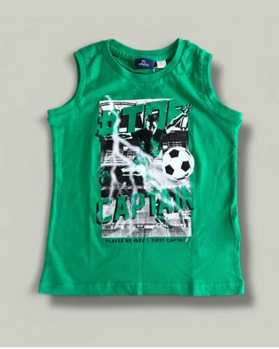 Потник CHICCO Top в зелено - снимка 1 - Тениски и потници за момче - Yomi.Kids