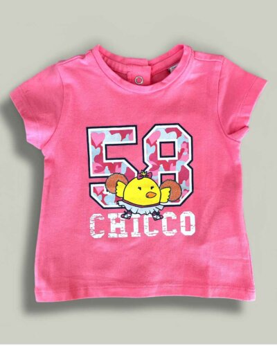 Бебешка тениска CHICCO 58 в розово - снимка 1 - Тениски и потници за момиче - Yomi.Kids