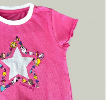 Пижама CHICCO Star в розово и бяло - снимка 3 - Пижами за момиче - Yomi.Kids