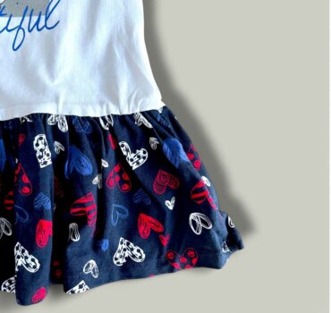 Рокля CHICCO BeYOUtiful в бяло и тъмно синьо - снимка 2 - Рокли и поли - Yomi.Kids