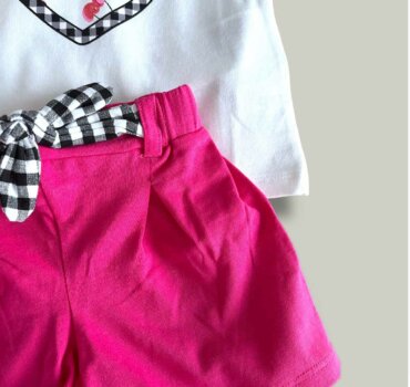 Бебешки комплект CHICCO Cherry - снимка 2 - Комплекти с къс ръкав за момиче - Yomi.Kids