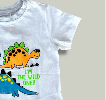 Пижама CHICCO Dino в бяло и сиво - снимка 2 - Пижами за момче - Yomi.Kids