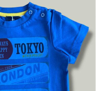 Тениска CHICCO Tokyo в синьо - снимка 2 - Тениски и потници за момче - Yomi.Kids