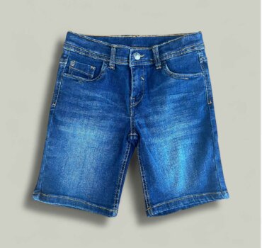 Къс дънков панталон CHICCO в синьо - снимка 1 - Къси панталони за момче - Yomi.Kids