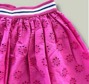 Детска разкроена пола CHICCO в цвят циклама - снимка 2 - Рокли/поли - Yomi.Kids