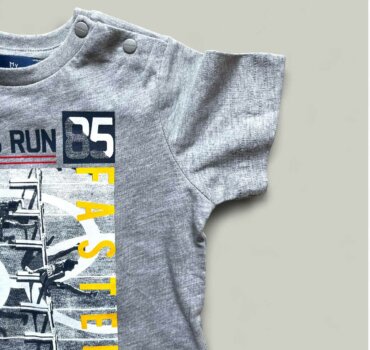 Тениска CHICCO в сиво - снимка 2 - Тениски и потници за момче - Yomi.Kids