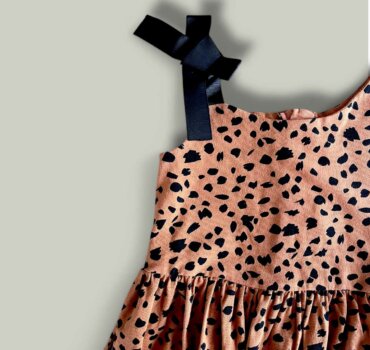 Рокля CHICCO Leopard в кафяво и черно - снимка 2 - Рокли и поли - Yomi.Kids