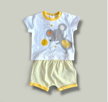 Бебешки комплект CHICCO Mouse - снимка 1 - Комплекти с къс ръкав за момче - Yomi.Kids