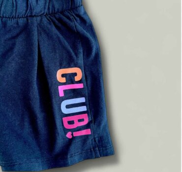 Къс панталон CHICCO Girls Club в черно - снимка 2 - Къси панталони за момиче - Yomi.Kids