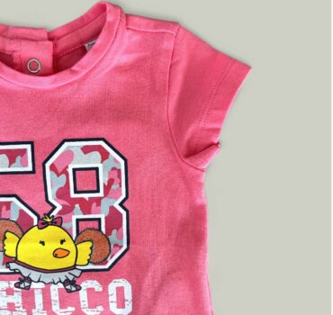 Бебешка тениска CHICCO 58 в розово - снимка 2 - Тениски и потници за момиче - Yomi.Kids