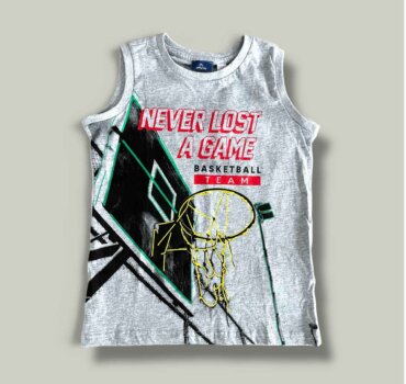 Потник CHICCO Game в сиво - снимка 1 - Тениски и потници за момче - Yomi.Kids