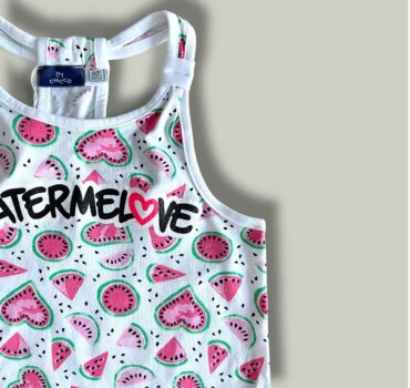 Рокля CHICCO Watermelove в бяло и розово - снимка 3 - Рокли и поли - Yomi.Kids