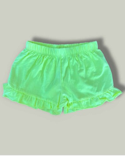 Къс панталон CHICCO Yellow в лимонено жълто - снимка 1 - Къси панталони за момиче - Yomi.Kids