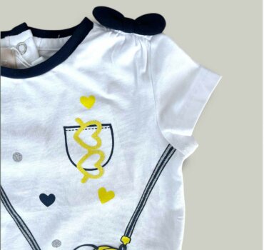 Бебешка тениска CHICCO с чантичка - снимка 2 - Тениски и потници за момиче - Yomi.Kids