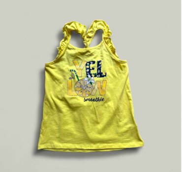 Потник CHICCO Yellow в жълто - снимка 1 - Тениски и потници за момиче - Yomi.Kids