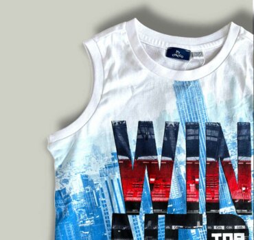 Потник CHICCO Winner в бяло - снимка 2 - Тениски и потници за момче - Yomi.Kids