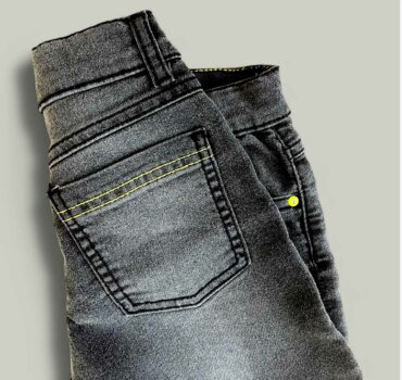 Къс дънков панталон CHICCO в черно - снимка 3 - Къси панталони за момче - Yomi.Kids