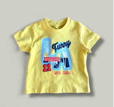 Бебешка тениска CHICCO LA - снимка 1 - Тениски и потници за момче - Yomi.Kids