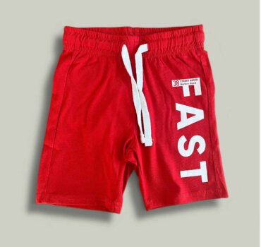 Къс панталон CHICCO Fast R в червено - снимка 1 - Къси панталони за момче - Yomi.Kids